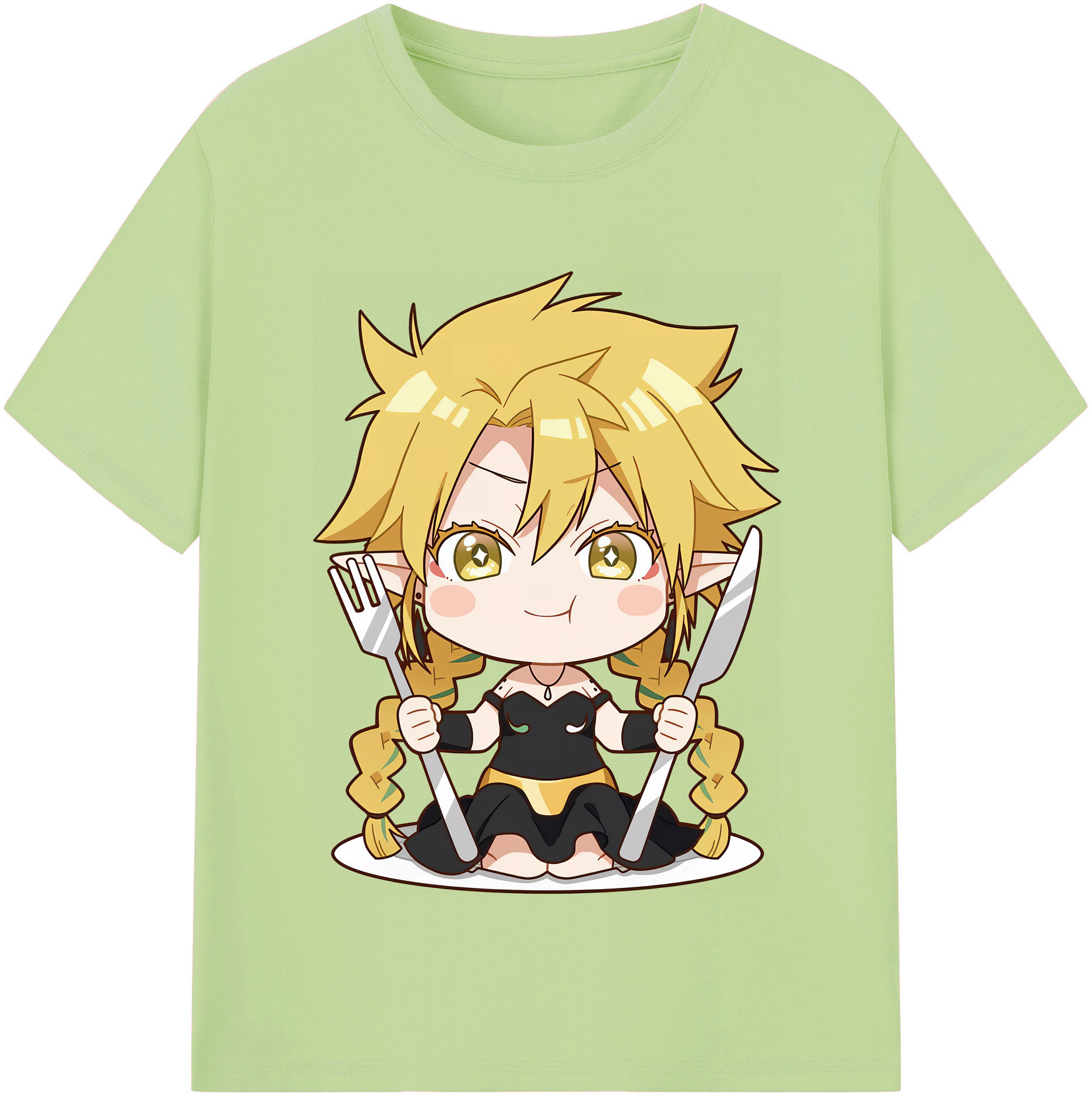 （画像用） 転スラ Regarding Reincarnated to Slime 綿100％半袖Tシャツ（フロントプリント）